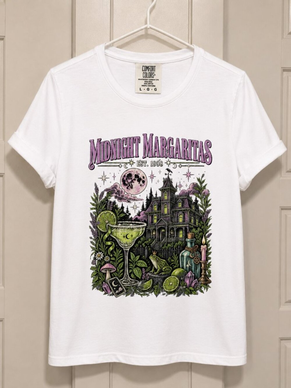 Midnight Margaritas Est 1998 Shirt, Vintage Practical Magic Spooky Season Tee